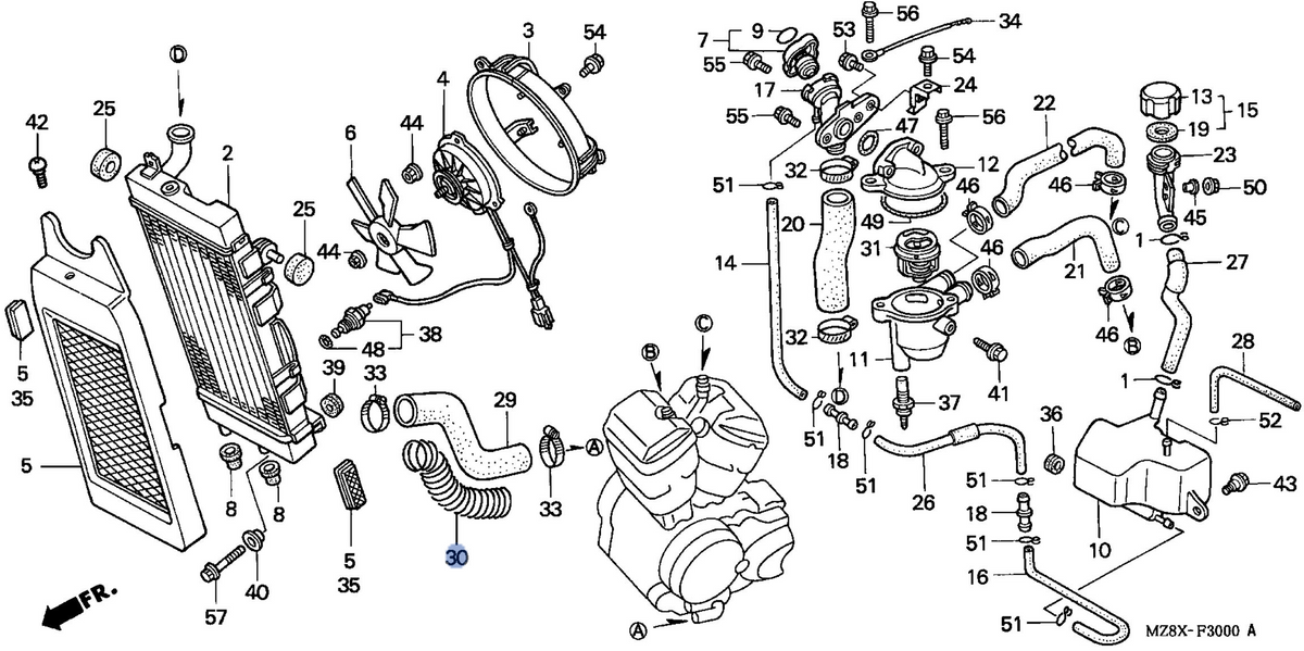 Honda OEM part 19116-MR1-000