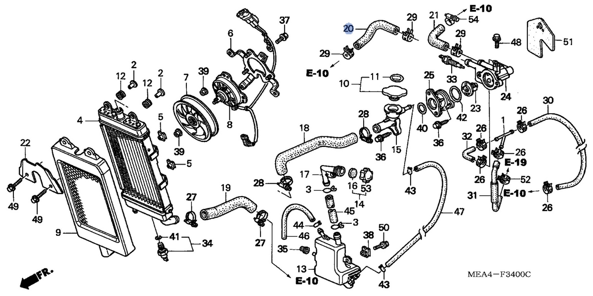 Honda OEM part 19118-MEA-670