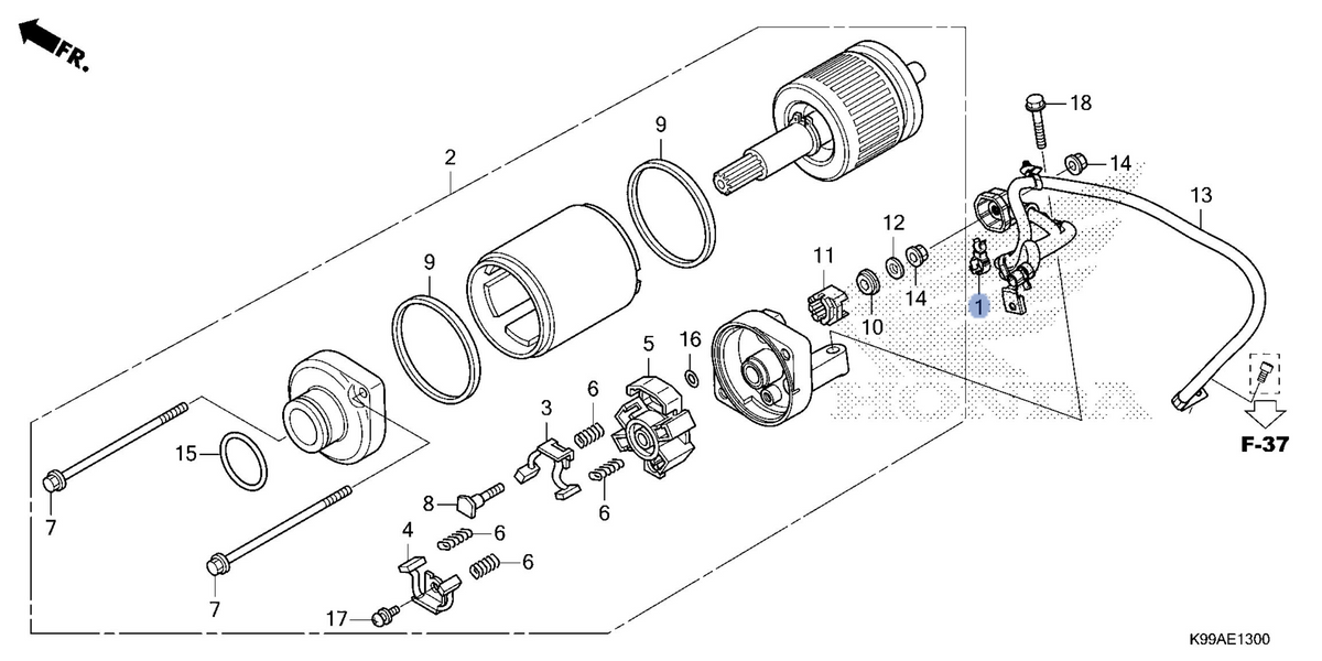 Honda OEM part 19119-K99-A71