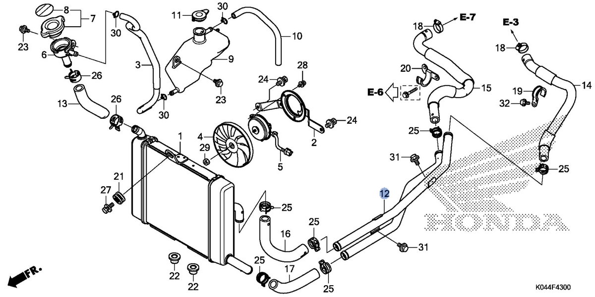Honda OEM part 19120-K04-930