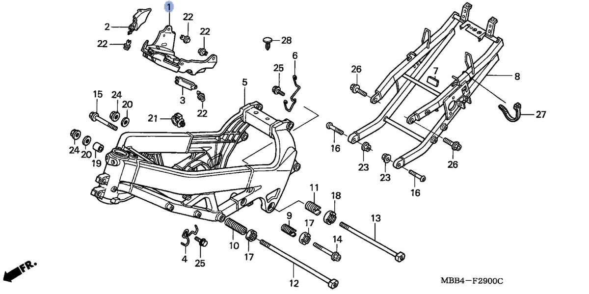 Honda OEM part 19125-MBB-010