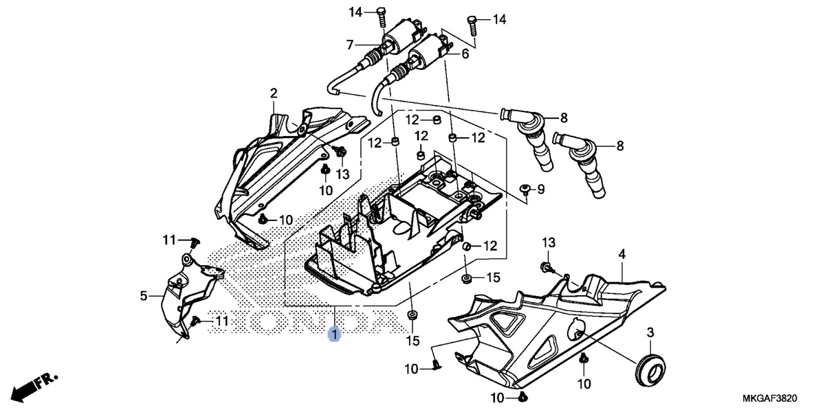 Honda OEM part 19125-MKG-A30