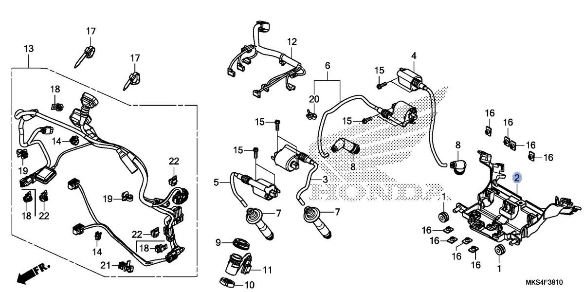 Honda OEM part 19125-MKS-E00
