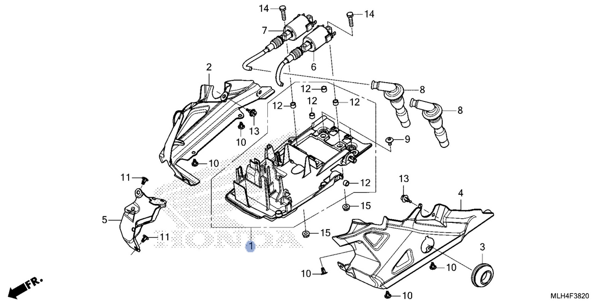 Honda OEM part 19125-MLH-A00