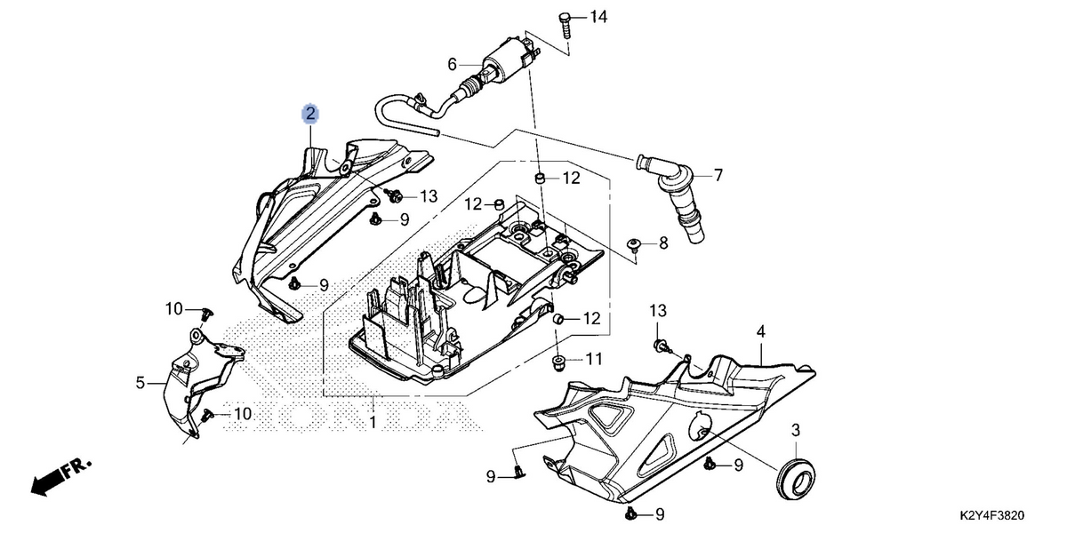 Honda OEM part 19130-K87-A30