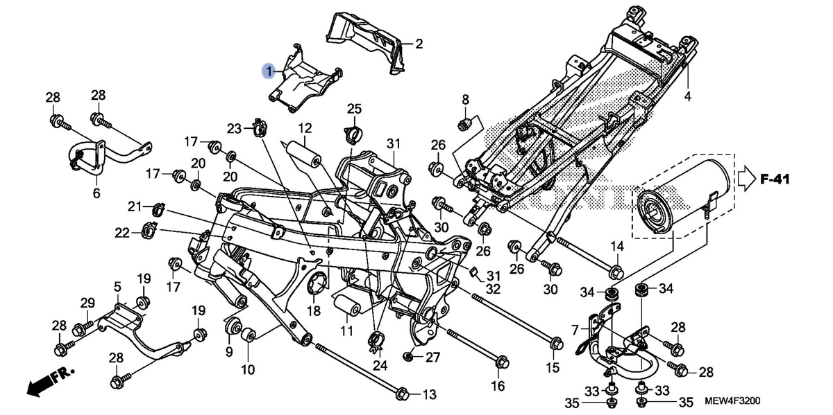 Honda OEM part 19130-MEW-920