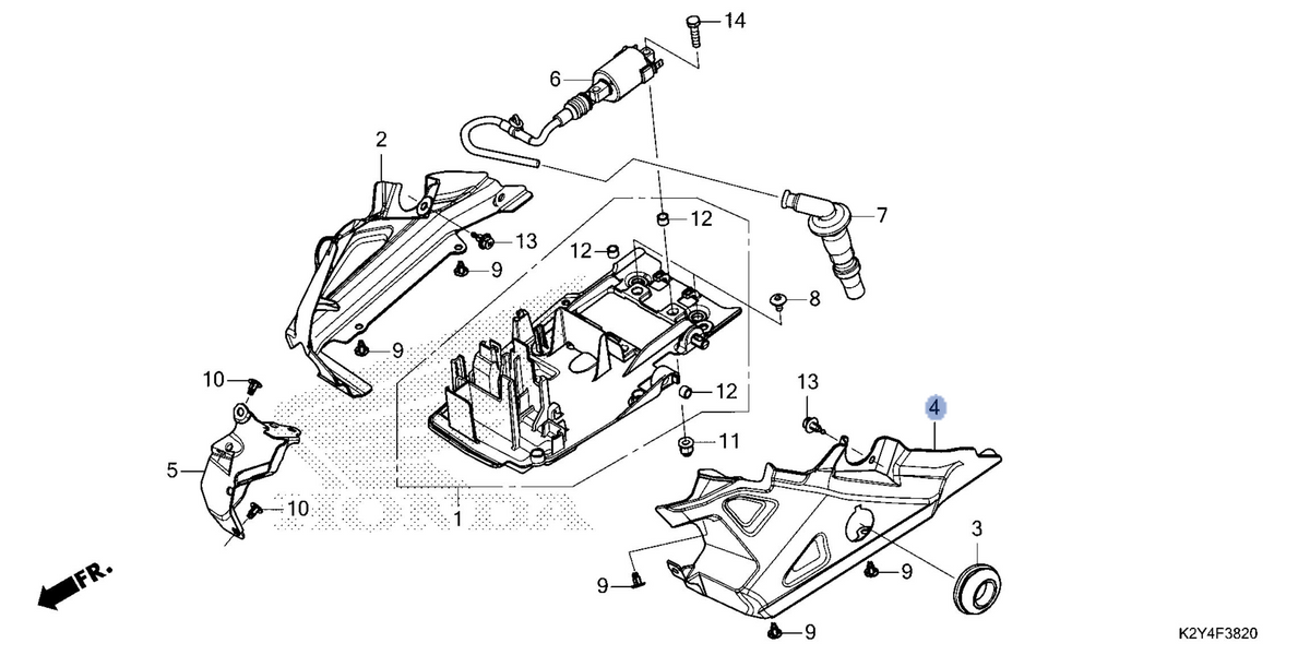 Honda OEM part 19135-K87-A30