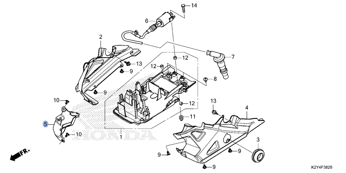 Honda OEM part 19140-K87-A30