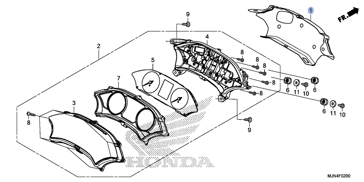 Honda OEM part 19140-MJN-A00