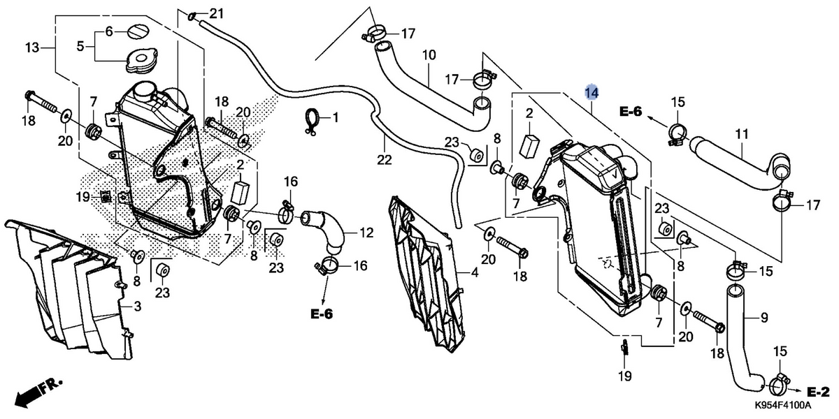 Honda OEM part 19150-K95-A50