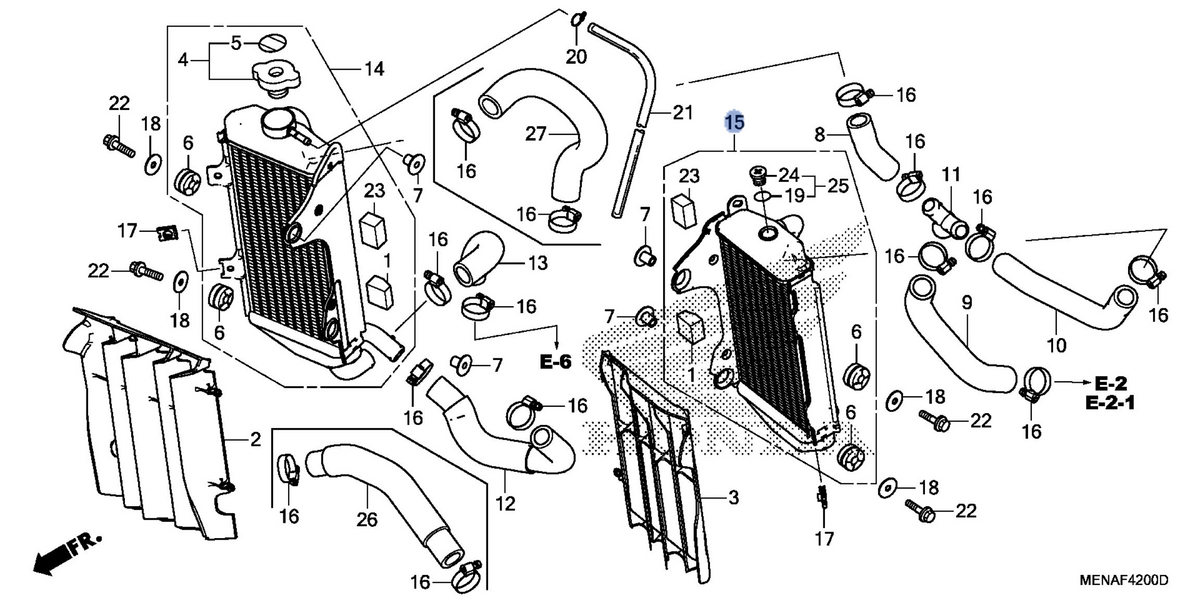 Honda OEM part 19150-MEN-A70