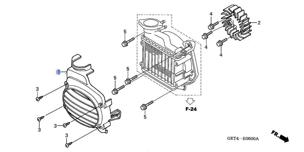 Honda OEM part 19151-GET-010