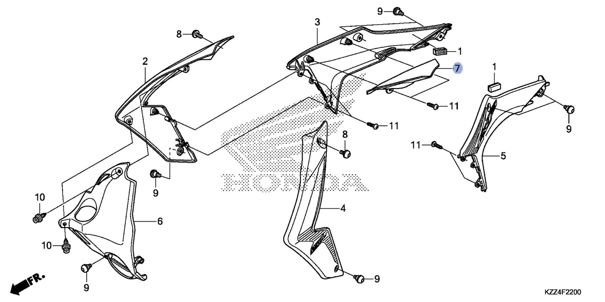 Honda OEM part 19170-KZZ-900