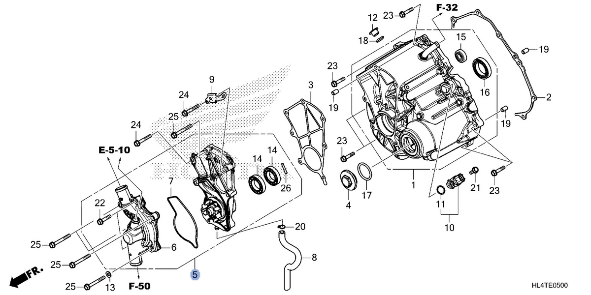 Honda OEM part 19200-HL4-B60