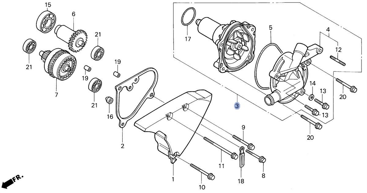 Honda OEM part 19200-MAA-A00