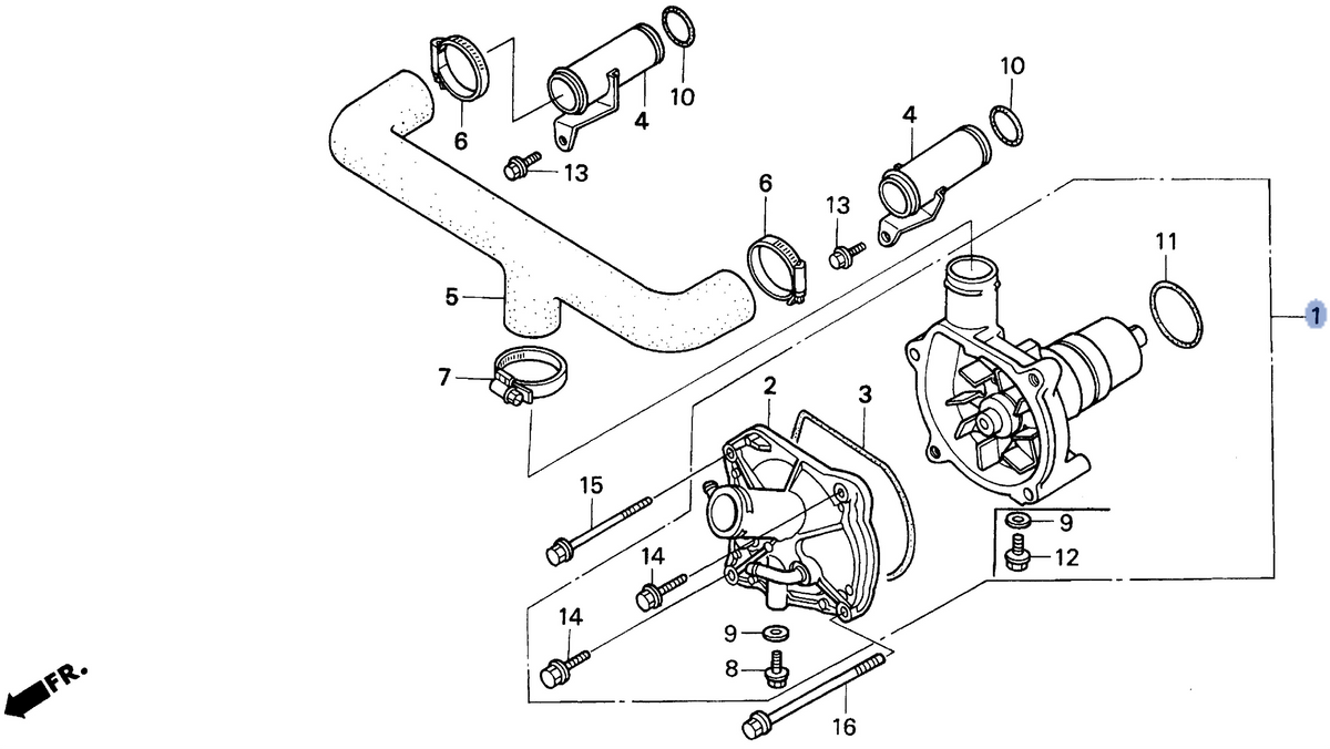 Honda OEM part 19200-MAM-A60