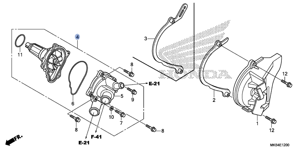 Honda OEM part 19200-MFL-315