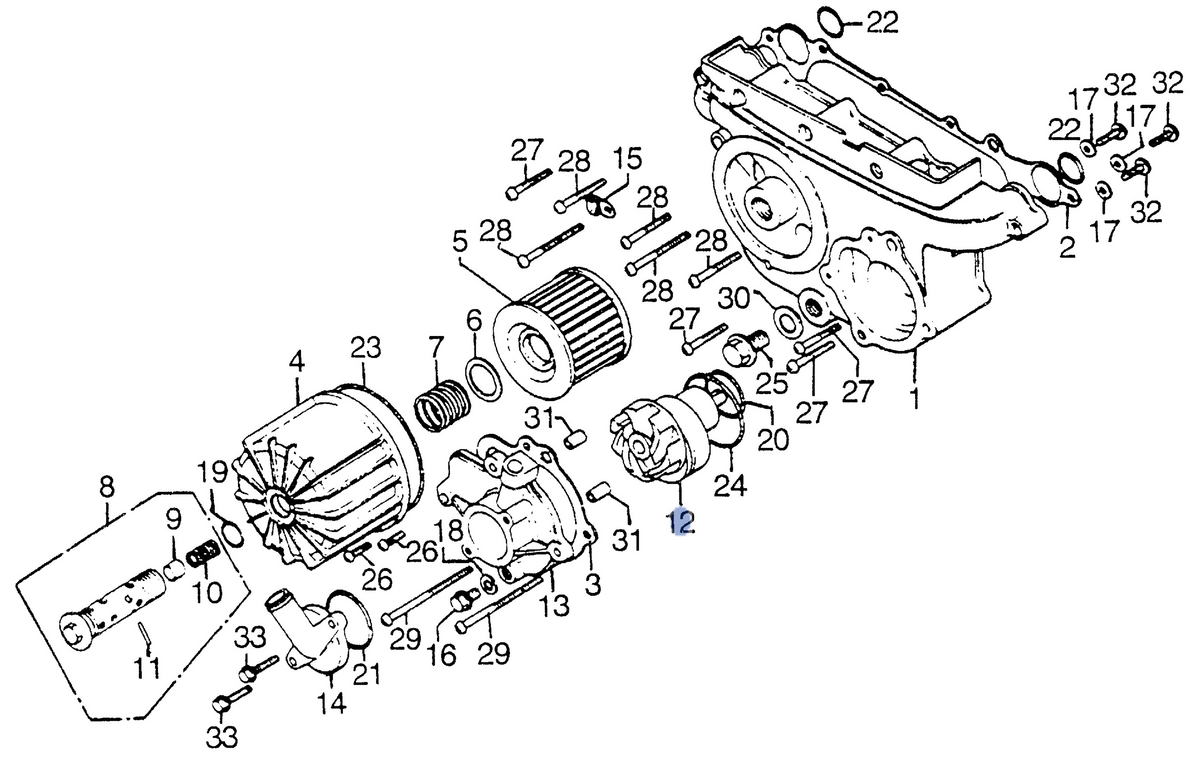 Honda OEM part 19200-MG9-681