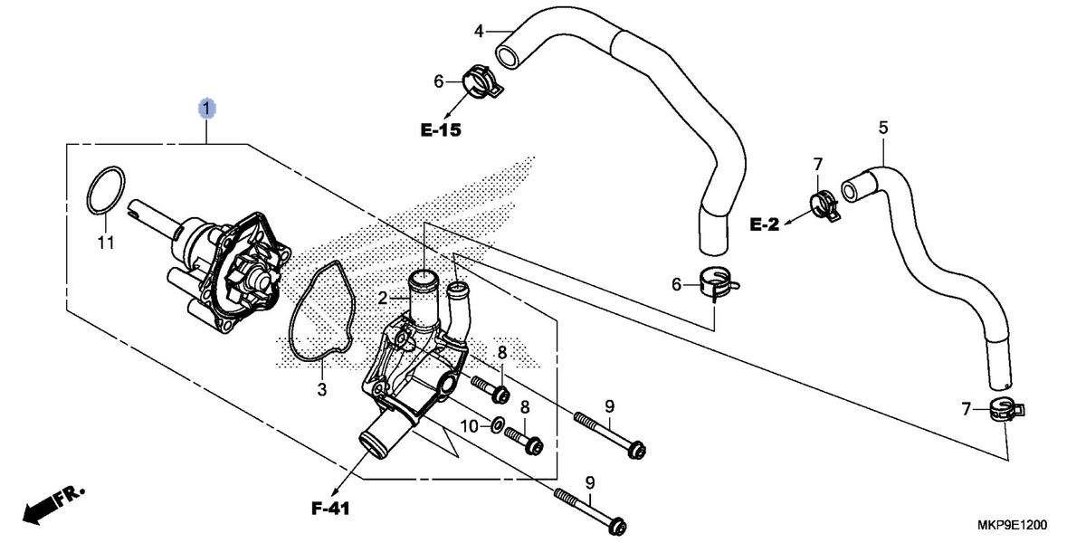 Honda OEM part 19200-MKP-305
