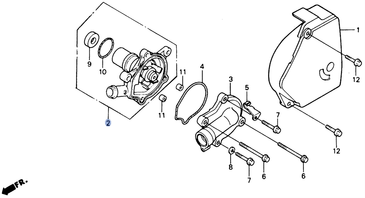Honda OEM part 19200-MN8-020