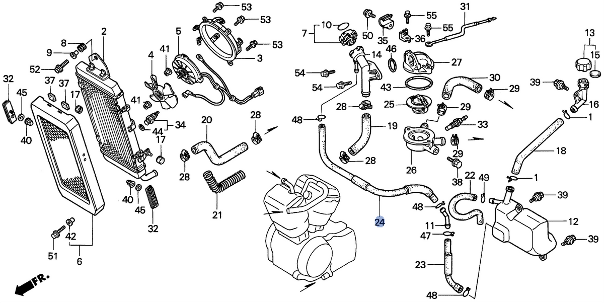 Honda OEM part 19207-MAH-000
