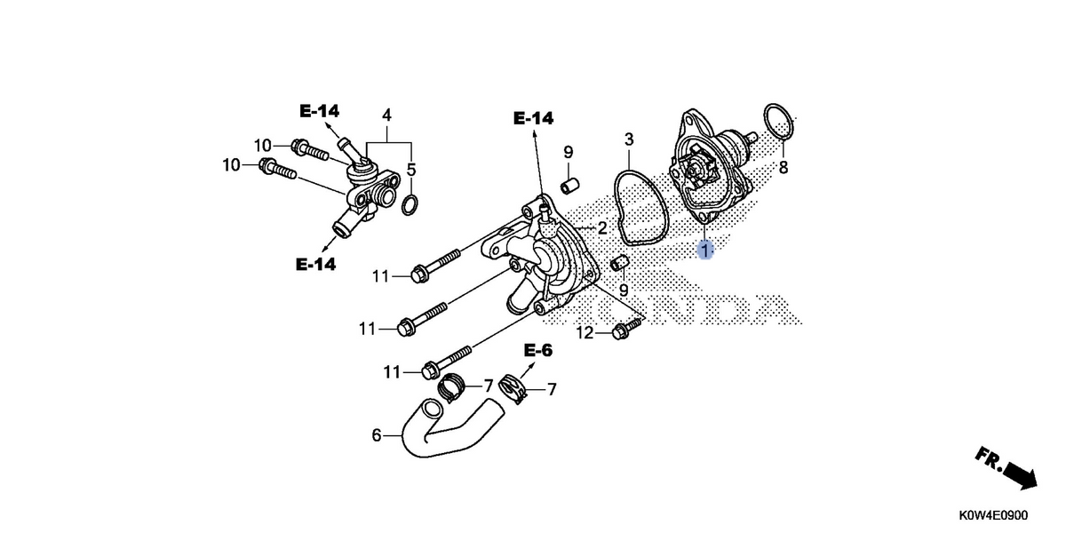 Honda OEM part 19210-K66-V00