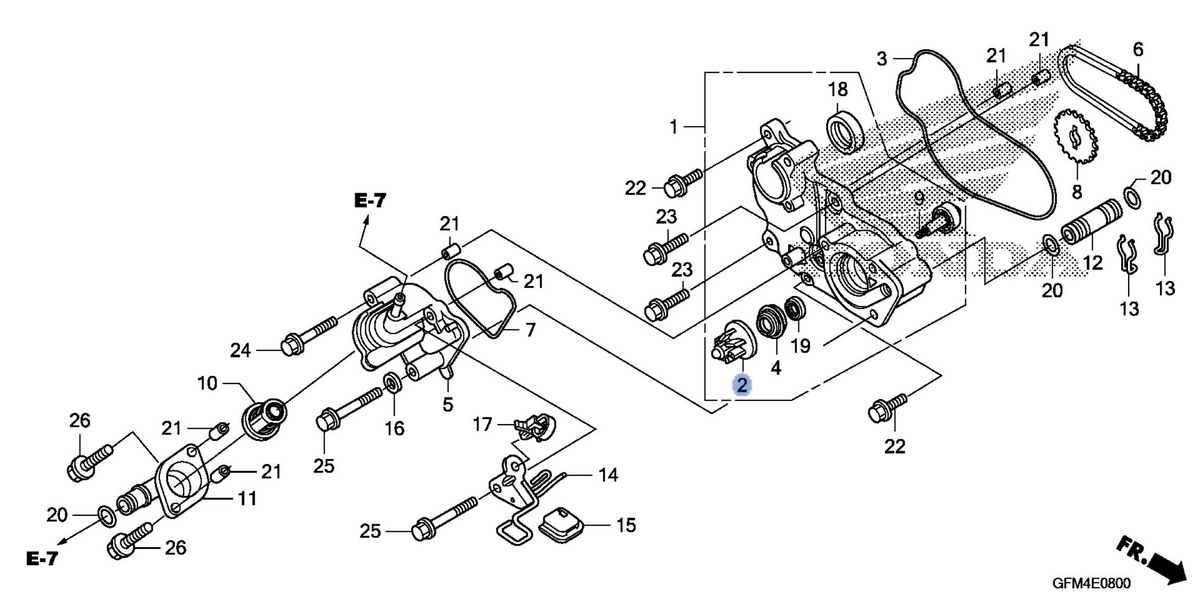Honda OEM part 19215-GFM-900