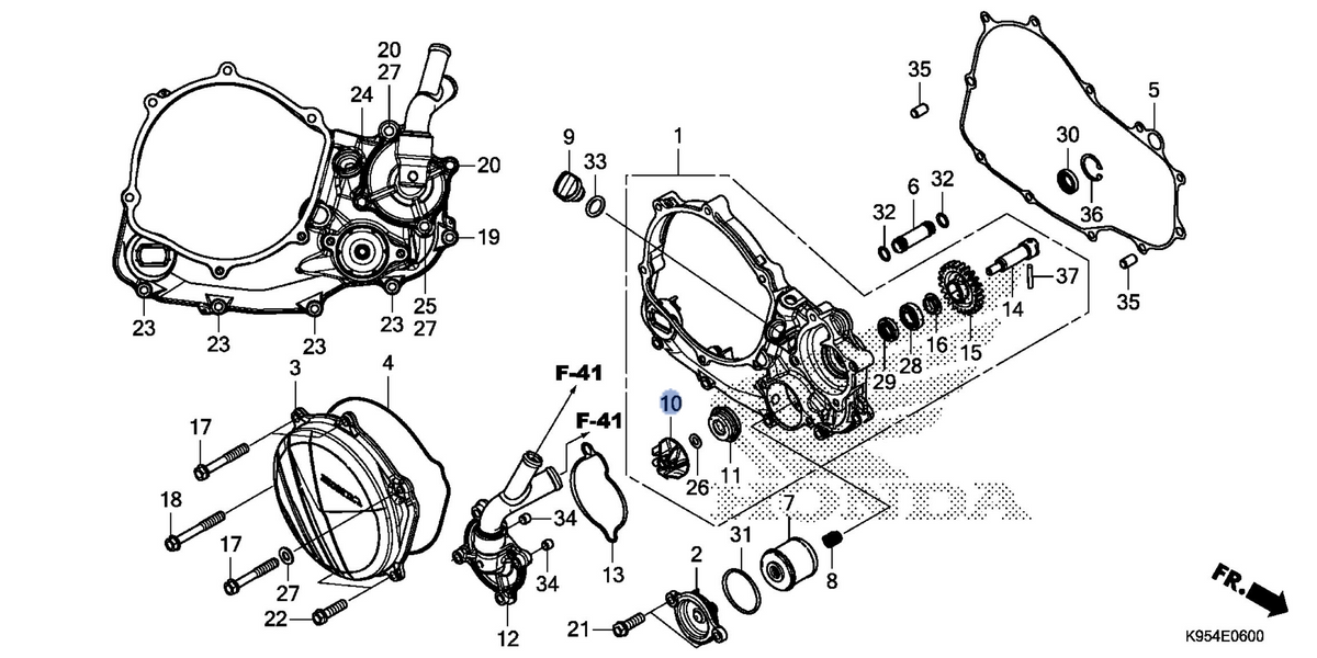 Honda OEM part 19215-K95-A20