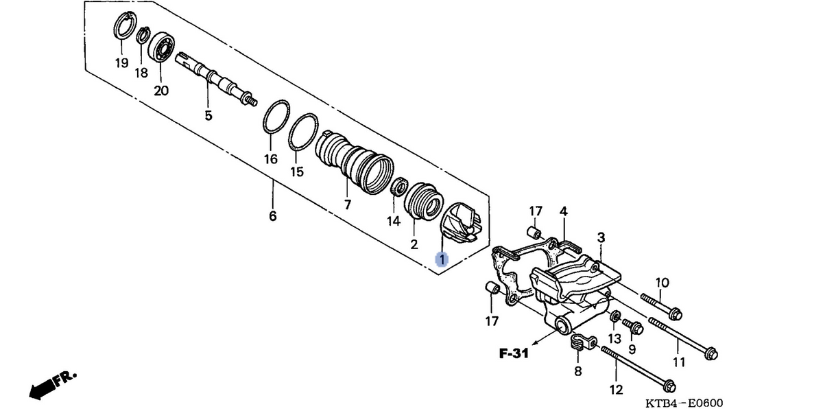 Honda OEM part 19215-KAB-000
