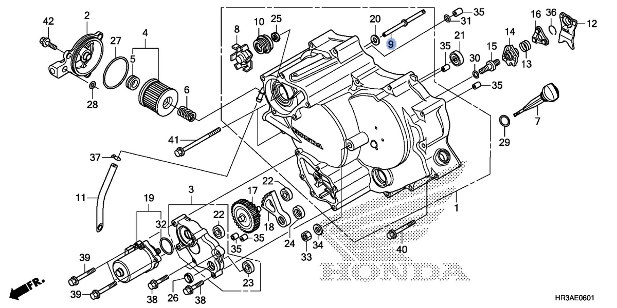 Honda OEM part 19216-HP5-600