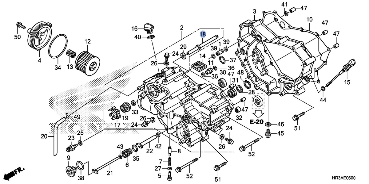 Honda OEM part 19216-HP7-A00