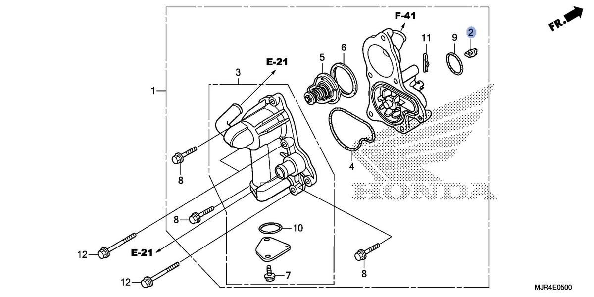 Honda OEM part 19217-MCA-000