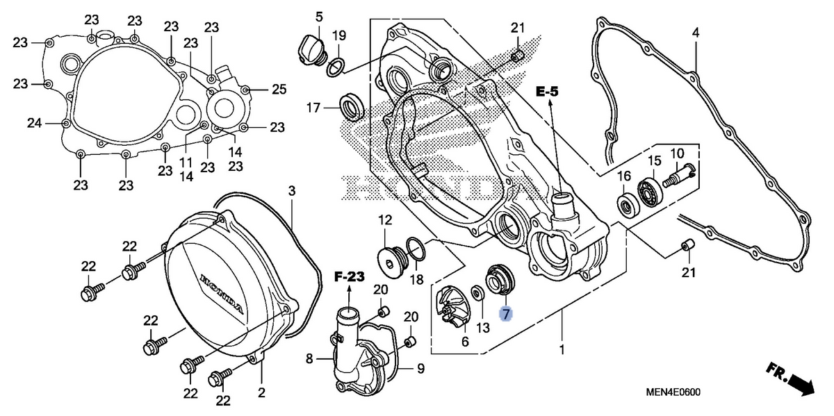 Honda OEM part 19217-MEN-A31