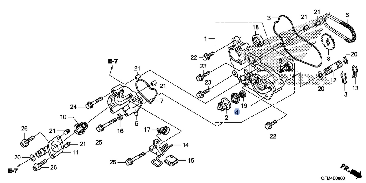 Honda OEM part 19217-MZ0-760