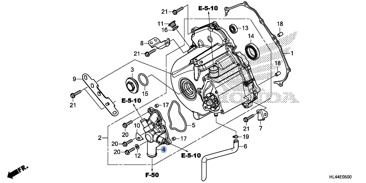 Honda OEM part 19220-HL4-000