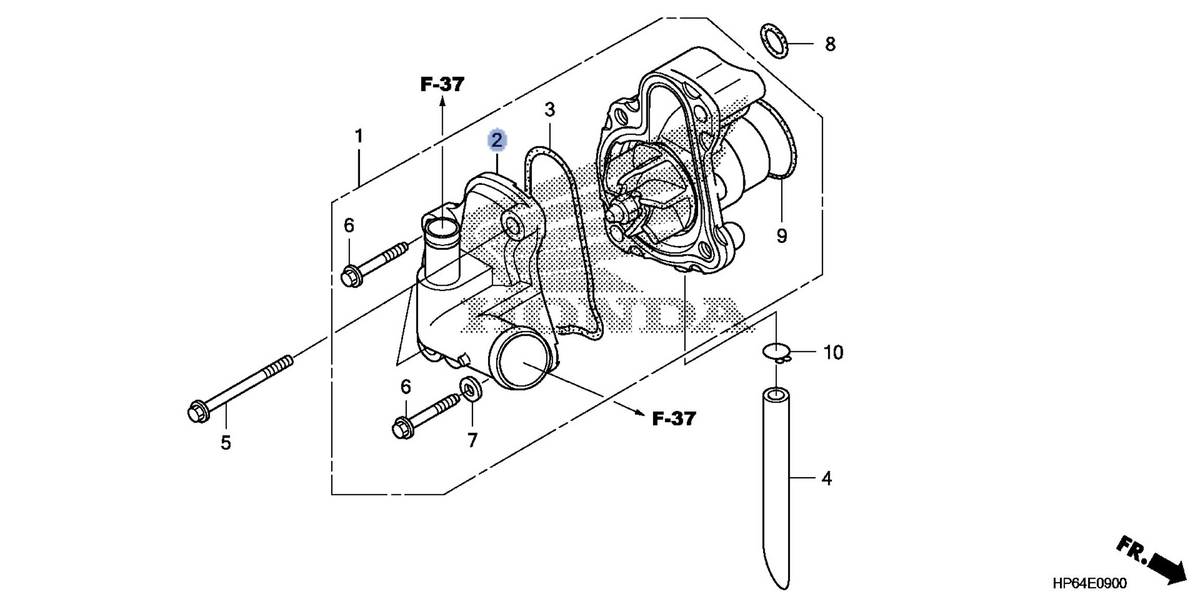 Honda OEM part 19220-HP6-A00