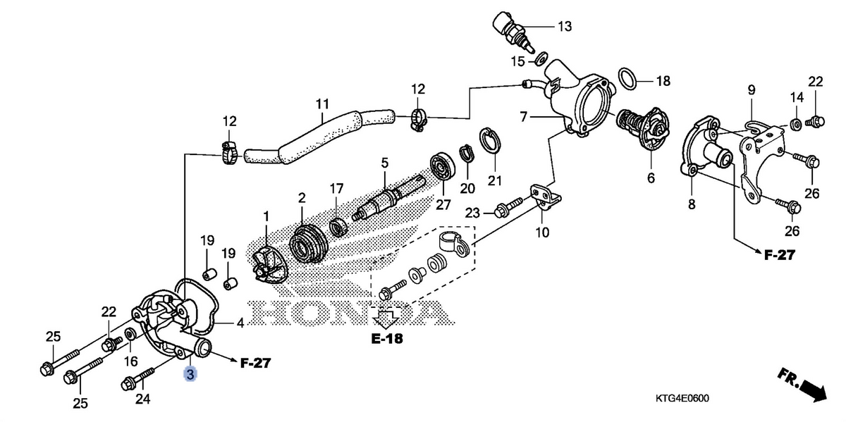 Honda OEM part 19220-KRJ-900