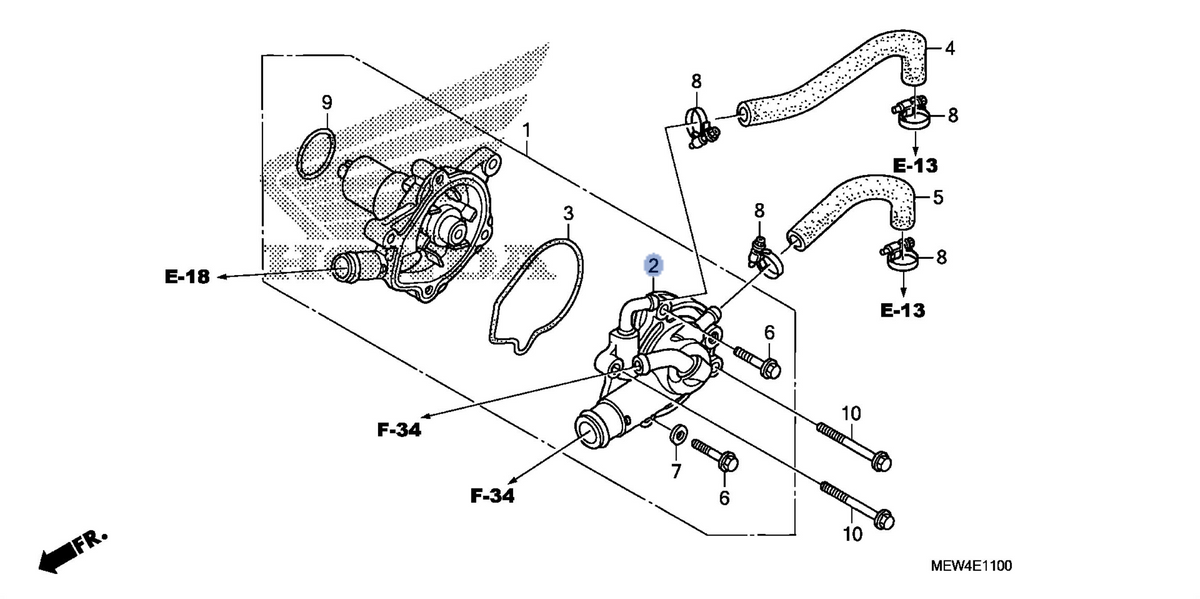 Honda OEM part 19220-MEW-920