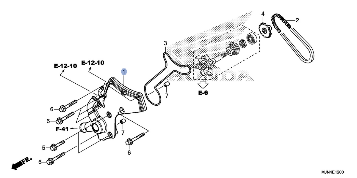Honda OEM part 19220-MJN-A00