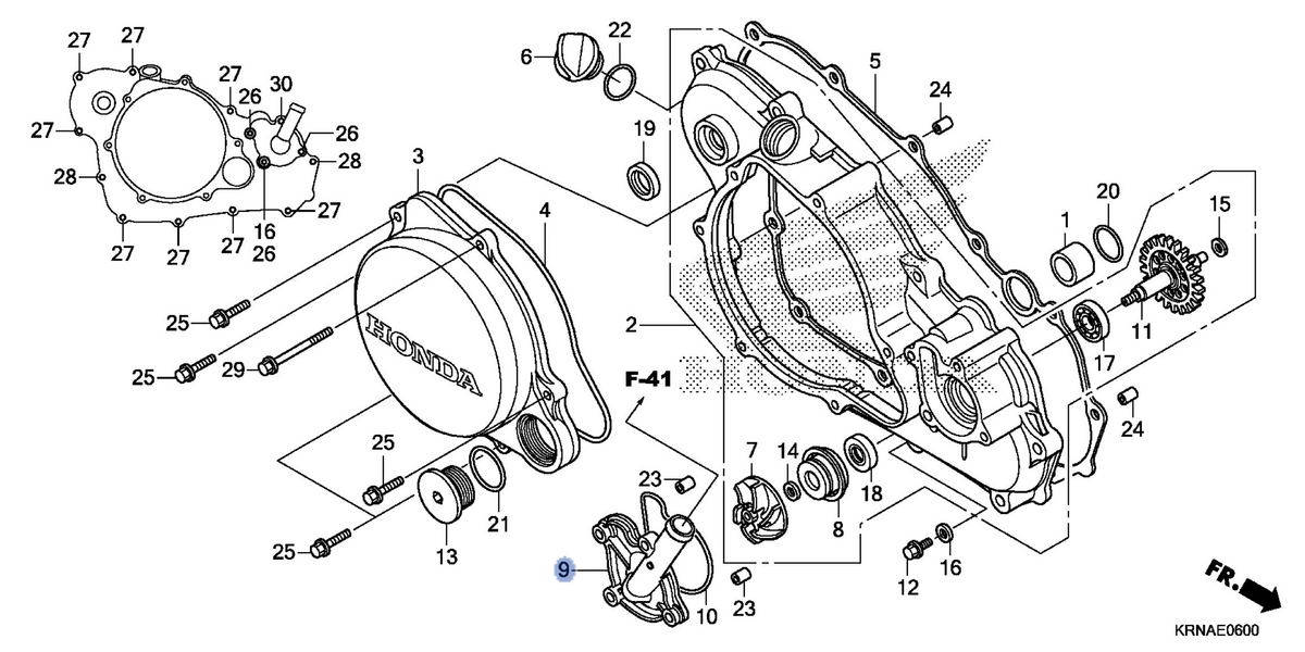 Honda OEM part 19221-KRN-A40