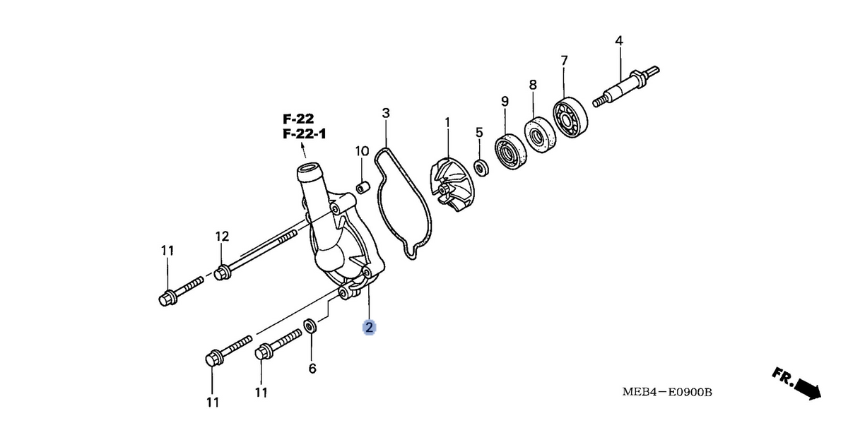 Honda OEM part 19221-MEN-850
