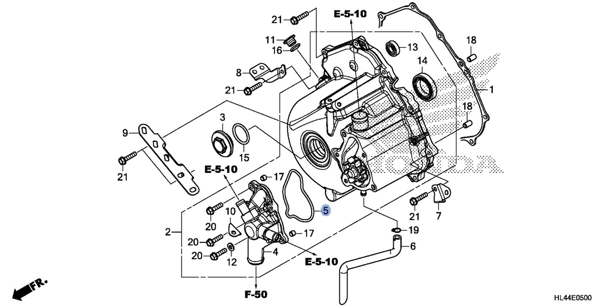 Honda OEM part 19226-HL4-000