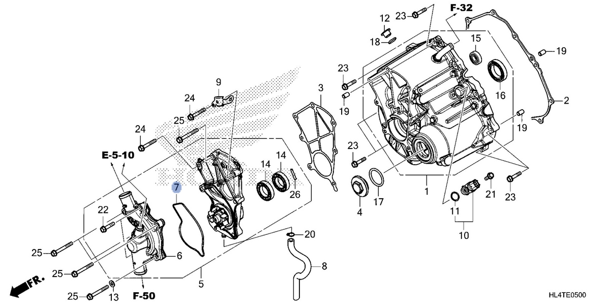 Honda OEM part 19226-HL4-B60