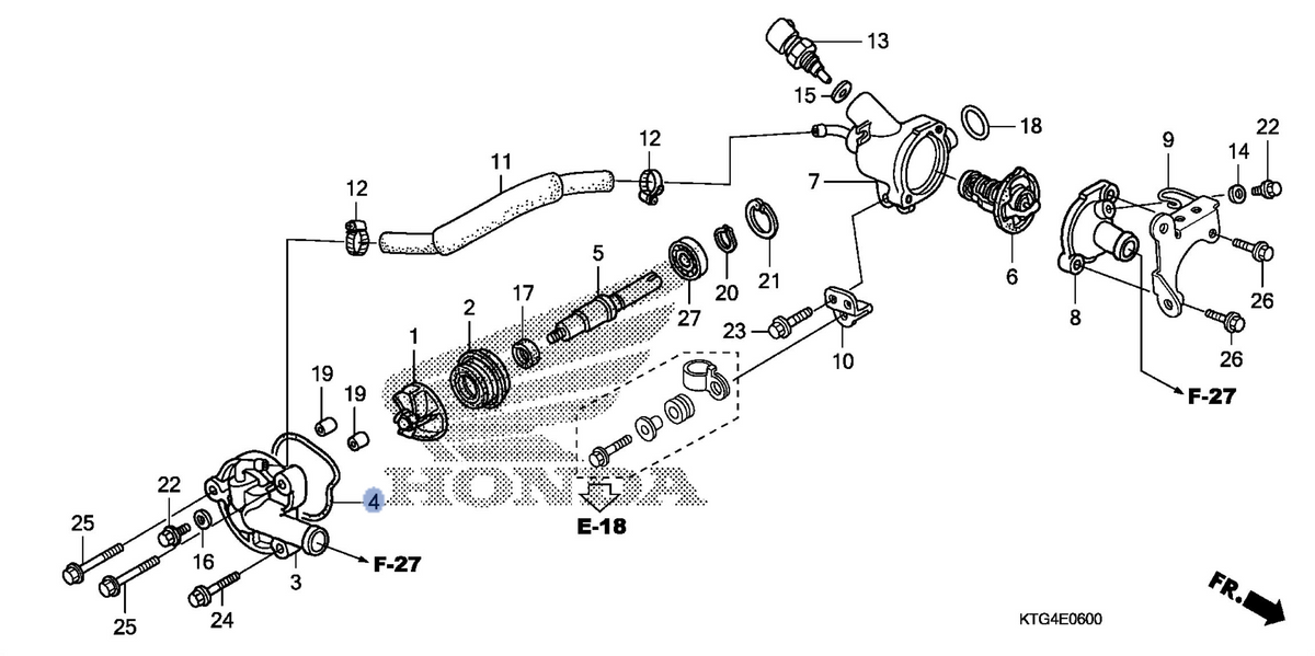 Honda OEM part 19226-KRJ-900