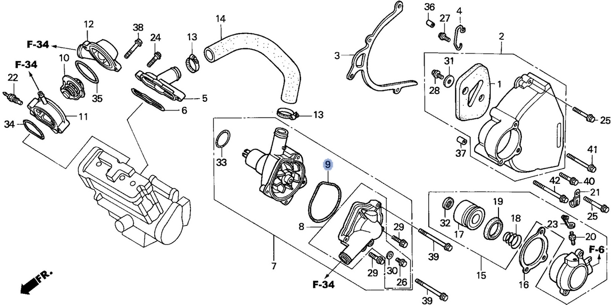 Honda OEM part 19226-MAT-000