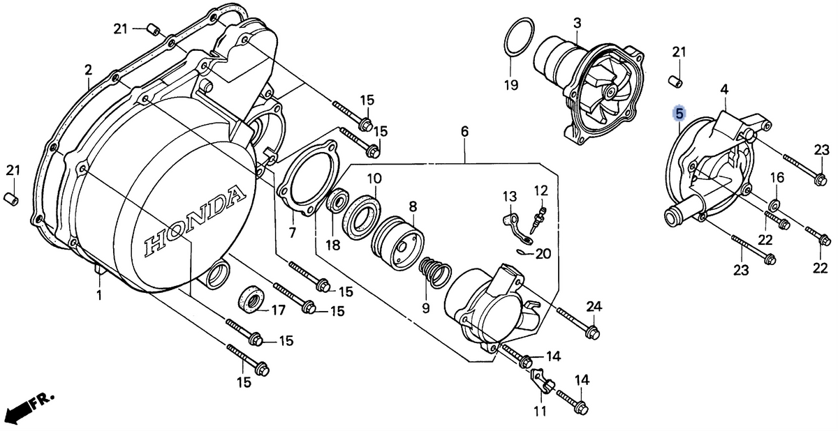 Honda OEM part 19226-ME9-000