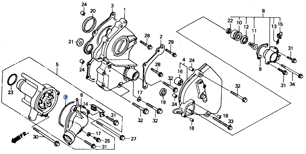 Honda OEM part 19226-MM5-003