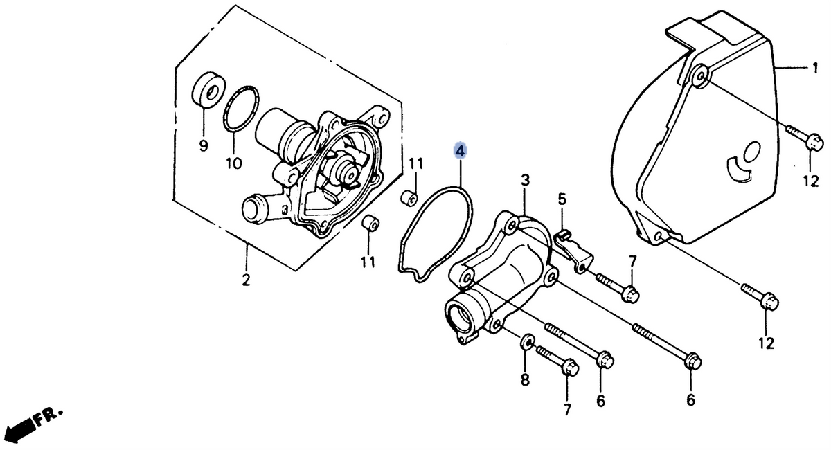 Honda OEM part 19226-MM9-000