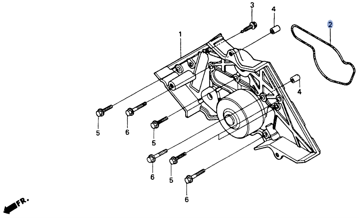 Honda OEM part 19226-MT3-000