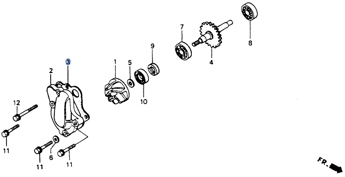 Honda OEM part 19229-GBF-830